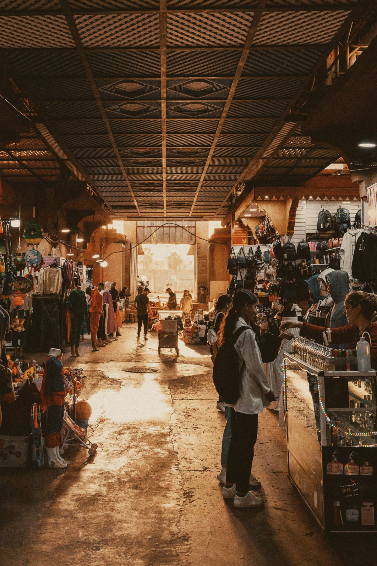 Souk el Had market in Agadir, Morocco